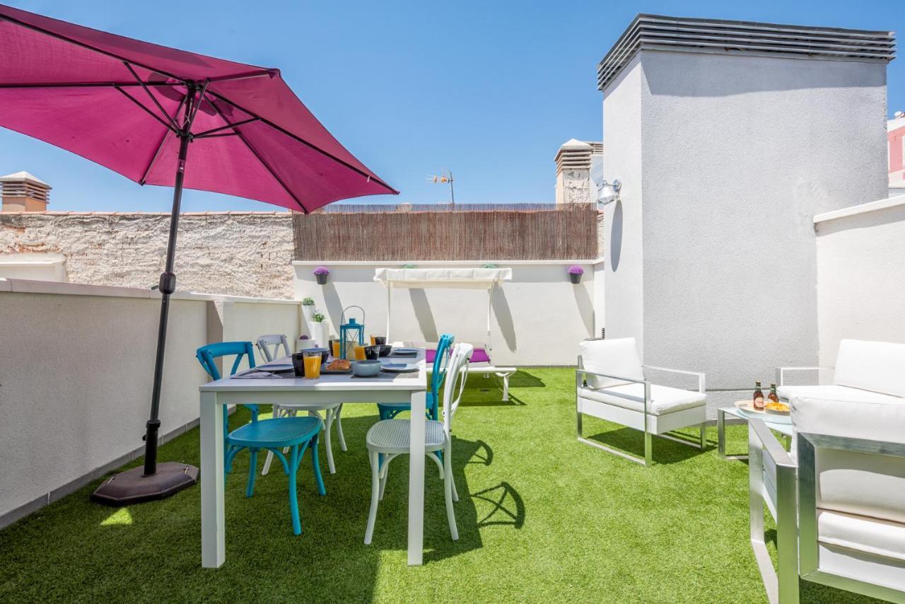 Апартаменти Atico Con Terraza Ac 1Hab En El Centro Y Piscina Comunitaria Малага Екстер'єр фото