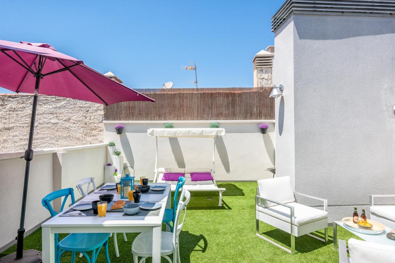 Апартаменти Atico Con Terraza Ac 1Hab En El Centro Y Piscina Comunitaria Малага Екстер'єр фото
